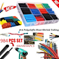 Miniatyrbild 1 av 5: Uppgraderad 164/328/656/984 st Krympslangsisolering Shrin Multicolor 164PCS