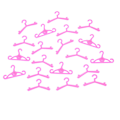 Miniatyrbillede 2 af 5: 20 stk/parti Pink Hangers Kjole Tøj Tilbehør Til Barbie Do 0
