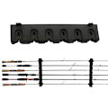 Miniatyrbilde 2 av 8: Fiskestangholdere 6-stangs stativ Vertikal stangholder Veggfeste black one size