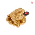 Feng Shui Pengar Lucky Fortune För Groda Padda Mynt Ornament Luc A one size