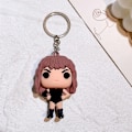 Miniatyrbillede 5 af 8: Singer Taylor Swift Nøglering Silikon Swift Figur Nøglering Fo A2