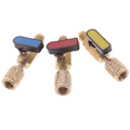 Miniatyrbillede 3 af 8: 1/4" han til 1/4" hun SAE lige kugleventil AC opladning Fo one size