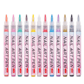 Pikkukuva 7 / 8: Nail Art Graffiti Pen UV-geelilakka vedenpitävä piirustusmaalaus White one size