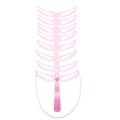 Pikkukuva 3 / 5: 8 in1 Eyebrow Mold Kulmakarvat Uudelleenkäytettävät Design Eyebrow Gro one size