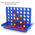 Miniatyrbild 7 av 7: Vikbart Connect 4 In A Line Brädspel för barn Blue one size