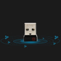 Miniatyrbillede 4 af 5: Wireless Dongle Receiver Unifying USB Adapter til Logitech PC M Black 6 channels