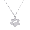 Miniatyrbillede 5 af 5: Mode Kvinder e Kæledyr Hunde Footprints Cat Paw Pendant Chain Neck Silver One Size