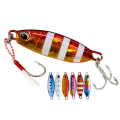 Miniatyrbild 4 av 8: Metall Jig Sked Lure Artificiellt bete Shore Slow Jigging Bass Fi multicolored 40g
