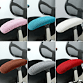 Miniatyrbild 3 av 8: Kontorsdator Stol Arm Armstöd Slipcovers Överdrag Kuddar Flexib Black one size