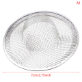 Miniatyrbillede 1 af 8: 2 stk. Badeværelsesafløbsfilter i rustfrit stål til brusehår Silver 7CM
