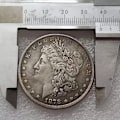 Miniatyrbillede 4 af 8: 1 stk 1878-1887 USA Morgan Silver Dollar $1 erindringsmønter C 1 One size
