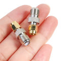 Miniatyrbild 1 av 4: 2st F honuttag till SMA hankontakt Rak RF Coax Coaxial Co silver 2pcs