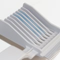 Miniatyrbillede 3 af 8: Barber Hårting Buet Positionering Kam Styling Hårklipper C Gray onesize