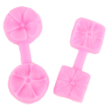 Miniatyrbillede 4 af 5: 3D Blomster Silikone Form Fondant Kage Dekorationsværktøj Bagegrej A