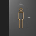 Pikkukuva 3 / 5: WC-kylttilevy rintaliivit Pesuhuoneen oven seinätarra Wc Hol Black 2Pcs