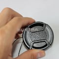 Miniatyrbillede 2 af 3: 52 mm Center Knib Snap On Front Cap Til Sony Canon Nikon Lens F