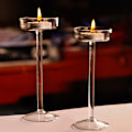 Pikkukuva 3 / 5: 1 kpl set Tealight kynttilänjalka kotiin Weddin Transparent 11cm