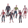 Miniatyrbillede 1 af 5: 6 stk Walking Corpses Model Terror Zombies Børn Børn Action Multicolor One Size