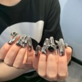Pikkukuva 8 / 8: 5 kpl Tee-se-itse nail art Heart Of Thorns Retro Shiny Loving White one size