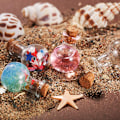 Pikkukuva 8 / 8: 10x pientä lasipulloa Miniatyyri juomapullo Mini korkkilasi Transparent onesize