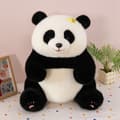 Mjuk söt bi-panda-docka plyschleksak, födelsedagspresent