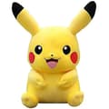 Söt stor Pikachu plyschleksak, knubbig och gosig, 40 cm hög.