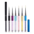 6-delars nagelkonstpenselset - 6 färger