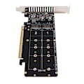Miniatyrbillede 5 af 8: PCIE X16 til M.2 M KEY Udvidelseskort NVMEx4 SSD 2U Server RAID Array Udvidelseskort med LED-indikator