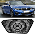 Miniatyrbild 4 av 8: Aluminiumlegering svart konsol Dashboard Högtalarskydd Trim Passar för 3 serier G20 G28 2020