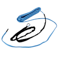 Miniatyrbild 6 av 8: Vinschrep 15 m kabel 7700lbs Nylon Trailer Recovery Dragrem för SUV ATV UTV TrunkBlue