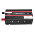 Miniatyrbilde 5 av 8: 1000W bilspenningsomformer transformator 12V til 110V LCD-skjerm