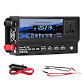 Miniatyrbild 1 av 8: Xuyuan 4000w bilväxelriktare med LED-färg Ambient Light 4 USB-laddare Vehicle Power Converter24V