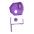 Miniatyrbilde 8 av 8: Ekstern Lagringskort Monteringssett Varmeavledning 3D-print Lagringskort Utvidelsesadapter for Dreamcast GDEMU Transparent Lilla