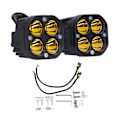 Pikkukuva 1 / 8: 3 tuuman ajovalo himmeä valo 40W 6000K Keltainen LED-kohdevalo 10V30V Universaali OffRoad UTV Moottoripyörä