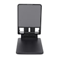 Miniatyrbilde 1 av 8: Mobiltelefonholder Stativ for Skrivebord Sammenleggbar Doble Stenger for Iphone Nettbrett Smarttelefon for Live Streaming Opptak Svart