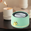 Miniatyrbillede 4 af 4: Lys Smeltevarmer Aromaterapi Lys Smeltevarmeplade Lysbrænder Stue Elektrisk Lysvarmer green