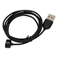 Miniatyrbillede 6 af 8: Oplader erstatning til Xiaomi Mi Band 5 6 7 NFC Smartwatch USB Magnetisk opladningskabel til Amazfit Band 5 1m Sort