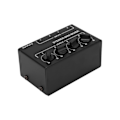 Miniatyrbilde 2 av 8: Stereo Mikser Passiv 4 Kanals Lydlinje Mini RCA Bærbar for Datamaskin Telefonnettbrett