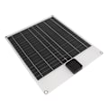Miniatyrbild 6 av 8: 20W 5V 12V Solpanel Dual Output Monokristallin Power Generator Panel Batteriladdarsats för bilbåtssläp RV Vit