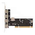 Miniatyrbilde 5 av 8: PCI til USB2.0 Intern Utvidelseskort 5 Port 480Mbps Plug and Play 4 Eksterne 1 Intern PCI Utvidelse til USB Adapter Hub