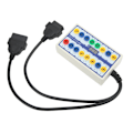Miniatyrbillede 7 af 8: OBD2 Breakout Box Højtydende Pinout Detektor Universal til bil OBD Line Signal Transmission