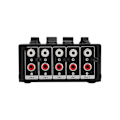 Miniatyrbillede 5 af 8: Stereo Mixer Passiv 4 Kanals Lydlinje Mini RCA Bærbar til Computer Telefon Tablet