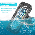 Miniatyrbilde 7 av 8: Motorsykkel Sykkel Telefonholder Stativ Festebag for iPhone / Samsung Vanntett etui for iphoneXS MAX