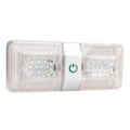 Miniatyrbilde 7 av 8: RV-tak Dobbel Leselys Touch-knapp Trinnløs 48 LED-lamper IP50 Vanntett Justerbar for Campere Tilhengere
