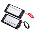 Pikkukuva 2 / 8: Sillan ja kaulan kromi humbucker-mikrofonisarja asennusruuveilla LP-kitaroille