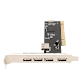 Miniatyrbilde 4 av 8: PCI til USB2.0 Intern Utvidelseskort 5 Port 480Mbps Plug and Play 4 Eksterne 1 Intern PCI Utvidelse til USB Adapter Hub