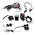 Miniatyrbild 8 av 8: Elektrisk startmotor ledningsnätssats Tillbehör Passar för GY6 125cc 150cc fyrhjuling ATV