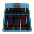 Miniatyrbilde 4 av 8: 5W 5V Solpanel Monokrystallinsk Kraftgenerator Panel Batteriladersett for Bilbåt Tilhenger RV Blå