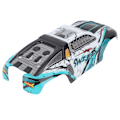 Miniatyrbilde 8 av 8: RC Bilkarosseri PVC Reservedeler Høy Slagfasthet Karosseriramme for SCY 16101PRO 1/16 RC Biler Cyan