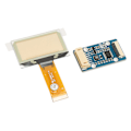 Miniatyrbilde 7 av 8: 1,51 tommers skjermmodul med 128x64 oppløsning, SPI I2C-grensesnitt, full visning, gjennomsiktig blå skjermmodul for Raspberry Pi